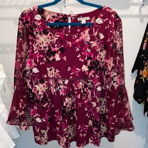 Sale 5/$25 Dress Barn Woman’s floral top
